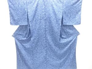 菊唐草模様単衣小紋着物